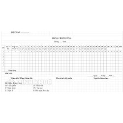 Mẫu Bảng chấm công mới nhất 2025 có tải File Excel, Word