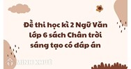 Đề thi học kì 2 Ngữ Văn lớp 6 sách Chân trời sáng tạo có đáp án
