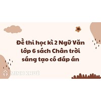 Đề thi học kì 2 Ngữ Văn lớp 6 sách Chân trời sáng tạo có đáp án