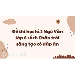 Đề thi học kì 2 Ngữ Văn lớp 6 sách Chân trời sáng tạo có đáp án