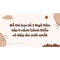 Đề thi học kì 2 Ngữ Văn lớp 6 sách Cánh Diều có đáp án mới nhất