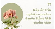 Đáp án trắc nghiệm module 9 môn Tiếng Việt chuẩn nhất