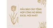 Mẫu báo cáo tổng hợp công nợ bằng Excel mới nhất