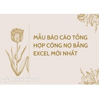 Mẫu báo cáo tổng hợp công nợ bằng Excel mới nhất