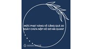 Mức phạt hàng về cảng quá 30 ngày chưa nộp hồ sơ hải quan?