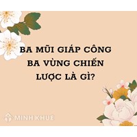 Ba mũi giáp công ba vùng chiến lược là gì?