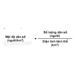Cách tính mật độ dân số (người/km2) chính xác nhất?