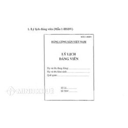 Hướng dẫn khai lý lịch đối với người xin vào Đảng mới nhất