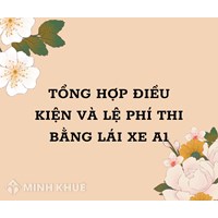 Tổng hợp điều kiện và lệ phí thi bằng lái xe A1 mới nhất