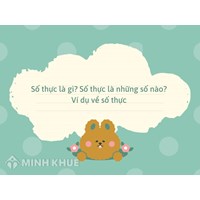 Số thực là gì? Số thực là những số nào? Ví dụ về số thực