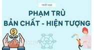 Cặp phạm trù bản chất và hiện tượng phân tích, vận dụng và ví dụ