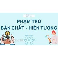 Cặp phạm trù bản chất và hiện tượng phân tích, vận dụng và ví dụ