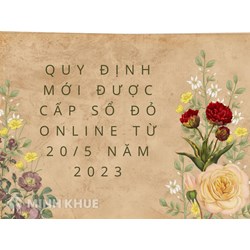 Quy định mới được cấp sổ đỏ online từ bao giờ?
