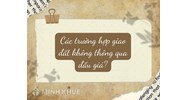 Các trường hợp giao đất không thông qua đấu giá?