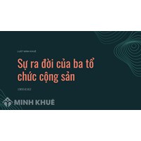 Tại sao sự ra đời của ba tổ chức Cộng sản năm 1929 là xu thế tất yếu?