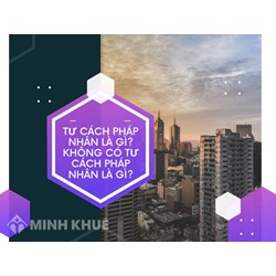 Tư cách pháp nhân là gì? Không có tư cách pháp nhân là gì?