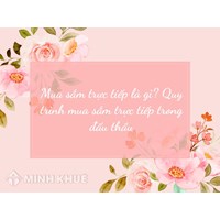 Mua sắm trực tiếp là gì? Quy trình mua sắm trực tiếp trong đấu thầu