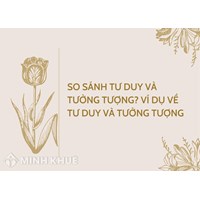 So sánh tư duy và tưởng tượng? Ví dụ về tư duy và tưởng tượng