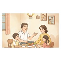 Tả cảnh sinh hoạt gia đình chọn lọc hay nhất Văn mẫu lớp 6