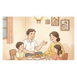 Tả cảnh sinh hoạt gia đình chọn lọc hay nhất Văn mẫu lớp 6