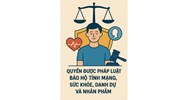 Quyền được pháp luật bảo hộ về tính mạng, sức khỏe, danh dự và nhân phẩm trong tố tụng hình sự