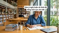 Dàn ý nghị luận về thái độ sống tích cực chi tiết hay nhất