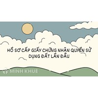 Hồ sơ cấp Giấy chứng nhận quyền sử dụng đất lần đầu gồm những gì?