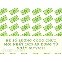 Hệ số lương công chức mới nhất được áp dụng như thế nào?