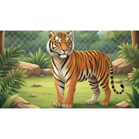 Tả con hổ trong vườn bách thú hay nhất Tập làm văn lớp 4