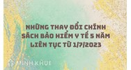 Những thay đổi chính sách bảo hiểm y tế 5 năm liên tục cần biết
