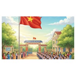Đoạn văn tả quang cảnh buổi lễ chào cờ chọn lọc hay nhất