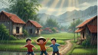 Tả cơn mưa rào mùa hạ chọn lọc hay nhất Tập làm văn lớp 5