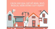 Cách ghi địa chỉ số nhà, ngõ, ngách, hẻm đúng quy định?