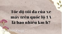 Tốc độ tối đa của xe máy trên quốc lộ 1A là bao nhiêu km/h?