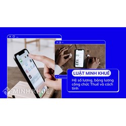 Cách tính hệ số lương, bảng lương công chức Thuế?