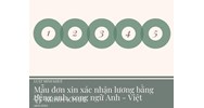Mẫu đơn xin xác nhận lương bằng tiếng Anh, song ngữ Anh - Việt
