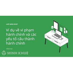 Ví dụ về vi phạm hành chính và các yếu tố cấu thành hành chính
