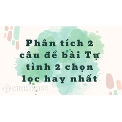 Phân tích 2 câu đề bài Tự tình 2 chọn lọc hay nhất