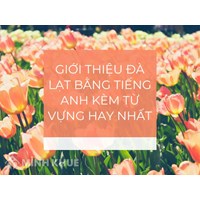 Giới thiệu Đà Lạt bằng tiếng Anh kèm từ vựng hay nhất