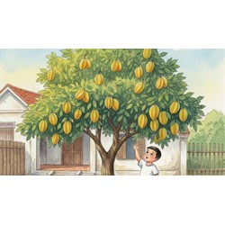 Tả cây khế trong vườn nhà em hay nhất Tập làm văn lớp 4