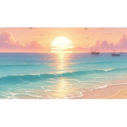 Tả cảnh biển vào lúc hoàng hôn siêu hay Tập làm văn lớp 5