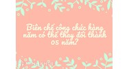 Biên chế công chức hàng năm có thể thay đổi thành 05 năm?