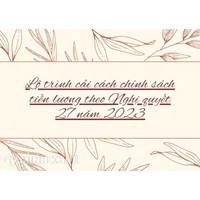 Lộ trình cải cách chính sách tiền lương theo Nghị quyết 27 mới