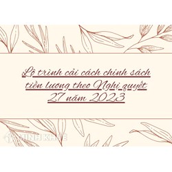 Lộ trình cải cách chính sách tiền lương theo Nghị quyết 27 mới