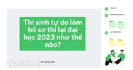 Thí sinh tự do làm hồ sơ thi lại đại học 2024 như thế nào?