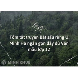 Tóm tắt truyện Bắt sấu rừng U Minh Hạ ngắn gọn đầy đủ Văn mẫu lớp 12