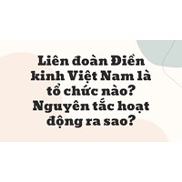 Liên đoàn Điền kinh Việt Nam là tổ chức nào? Nguyên tắc hoạt động ra sao?