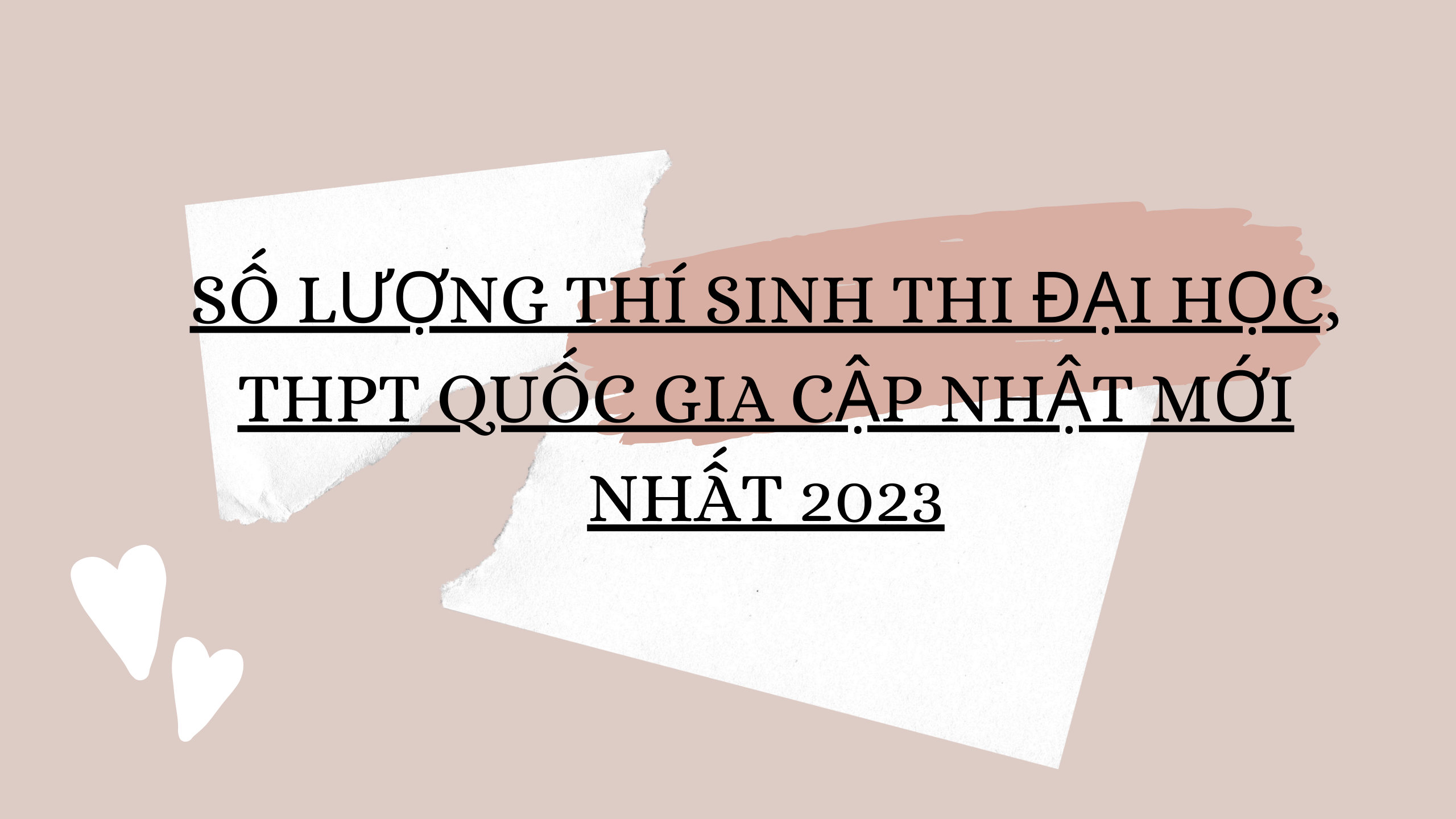 Số lượng thí sinh thi đại học, THPT Quốc gia cập nhật mới nhất