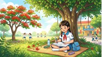 Kết bài mở rộng Tả cây cối siêu hay Tập làm văn lớp 4