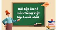 Bài tập ôn hè môn Tiếng Việt lớp 4 chọn lọc mới và hay nhất